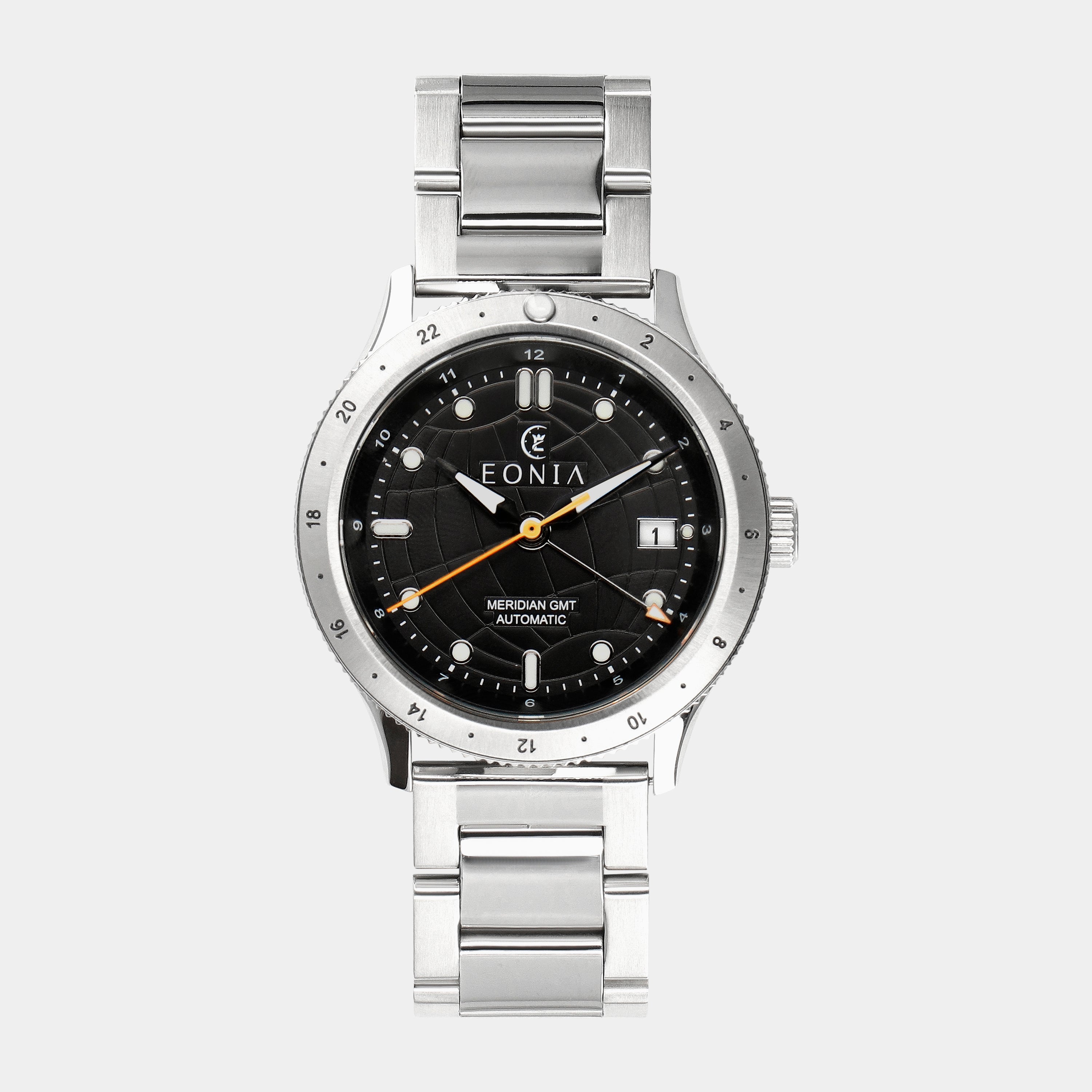 Meridian GMT - Stainless Steel